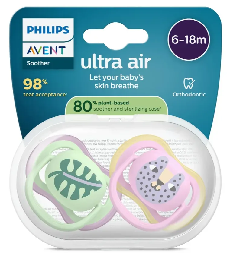 Ultra Air Fopspeen 6-18M van Philips Avent – productfoto