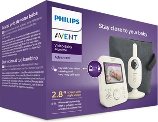 Video babyfoon - Babyfoon met camera - SCD882/26 von Philips Avent in Weiß – Produktfoto 1 von 3