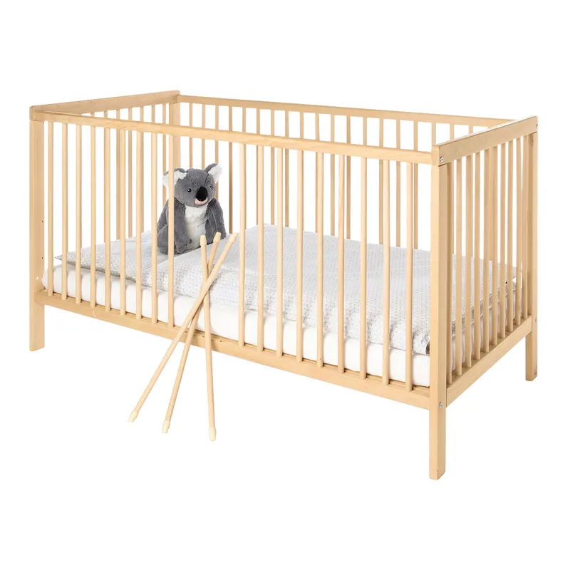 Babybett Hanna 70x140 cm by Pinolino in Natural, 75 × 144 mm – product photo