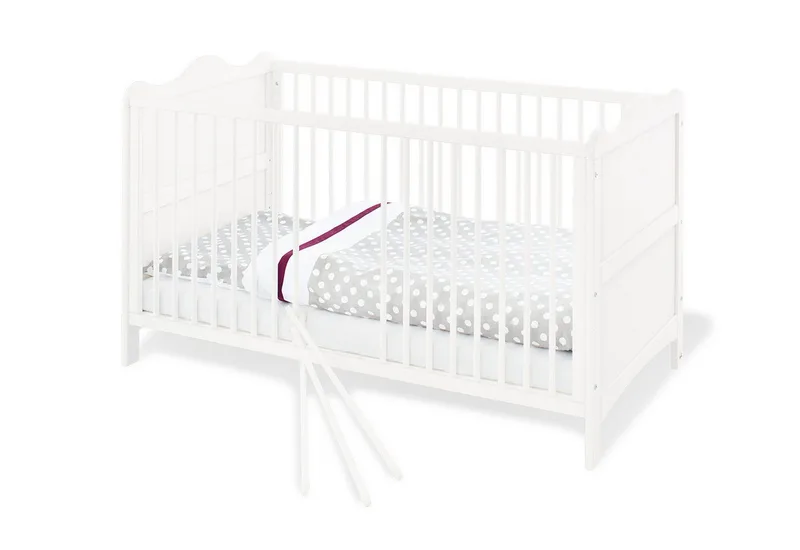 Babybett Kinderbett 'Florentina' von Pinolino in Weiß – Produktfoto 2 von 4