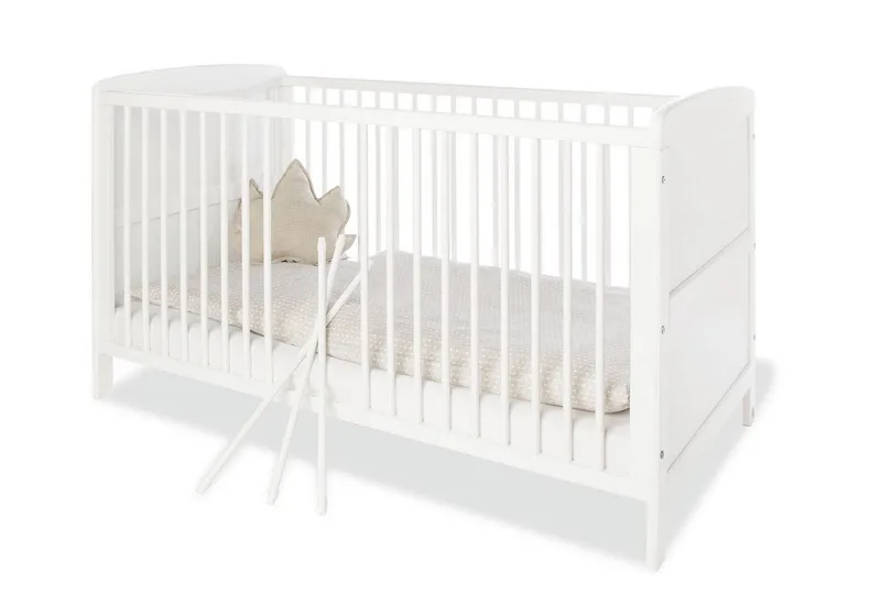 Babybett Kinderbett 'Viktoria' von Pinolino in Weiß – Produktfoto 2 von 4
