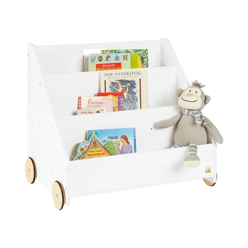 Boghylde Lasse, hvid Pinolino Reoler og skabe 048228 från Pinolino i Vit, 650 × 65 × 55 mm – produktbild