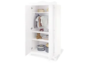 Kinderkleiderschrank Kleiderschrank 'Florentina' fra Pinolino i Hvid – produktbillede 2 af 3