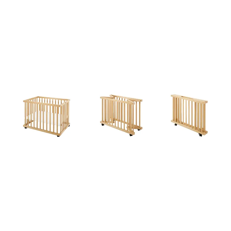 Laufgitter Lexus höhenverstellbar 100x100 cm by Pinolino in Natural – product photo