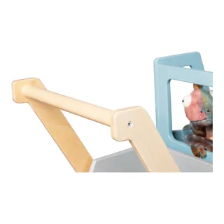 Lauflernwagen Kipplaster Fred van Pinolino in Lichtblauw, 54 × 38 × 48 mm – productfoto 3 van 3