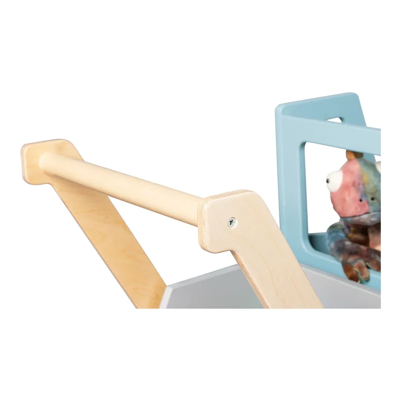 Lauflernwagen Kipplaster Fred van Pinolino in Lichtblauw, 54 × 38 × 48 mm – productfoto 3 van 3