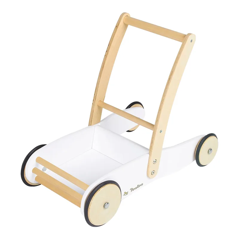 Lauflernwagen Uli aus Holz by Pinolino in White, 56 × 32 × 45 mm – product photo 1 of 2