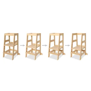 Læringstårn Fino, ubehandlet Pinolino Borde og stole 052287 från Pinolino i Natur, 40 × 85 mm – produktbild 3 av 3