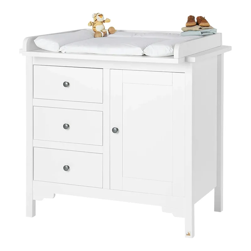 Pinolino 2-tlg. Babyzimmer Chalet breit van Pinolino in Wit – productfoto 3 van 3