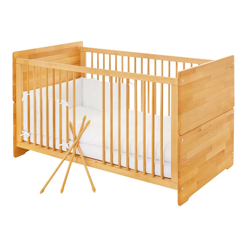 Pinolino 2-tlg. Babyzimmer Natura breit van Pinolino in Naturel – productfoto 1 van 3