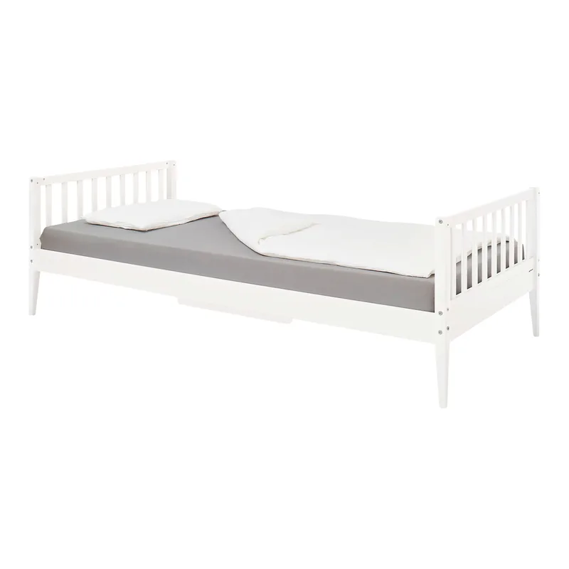 Umbau-Set zum Jugendbett für Bodenbett Evi de Pinolino en Blanc, 4 × 64 mm – photo produit
