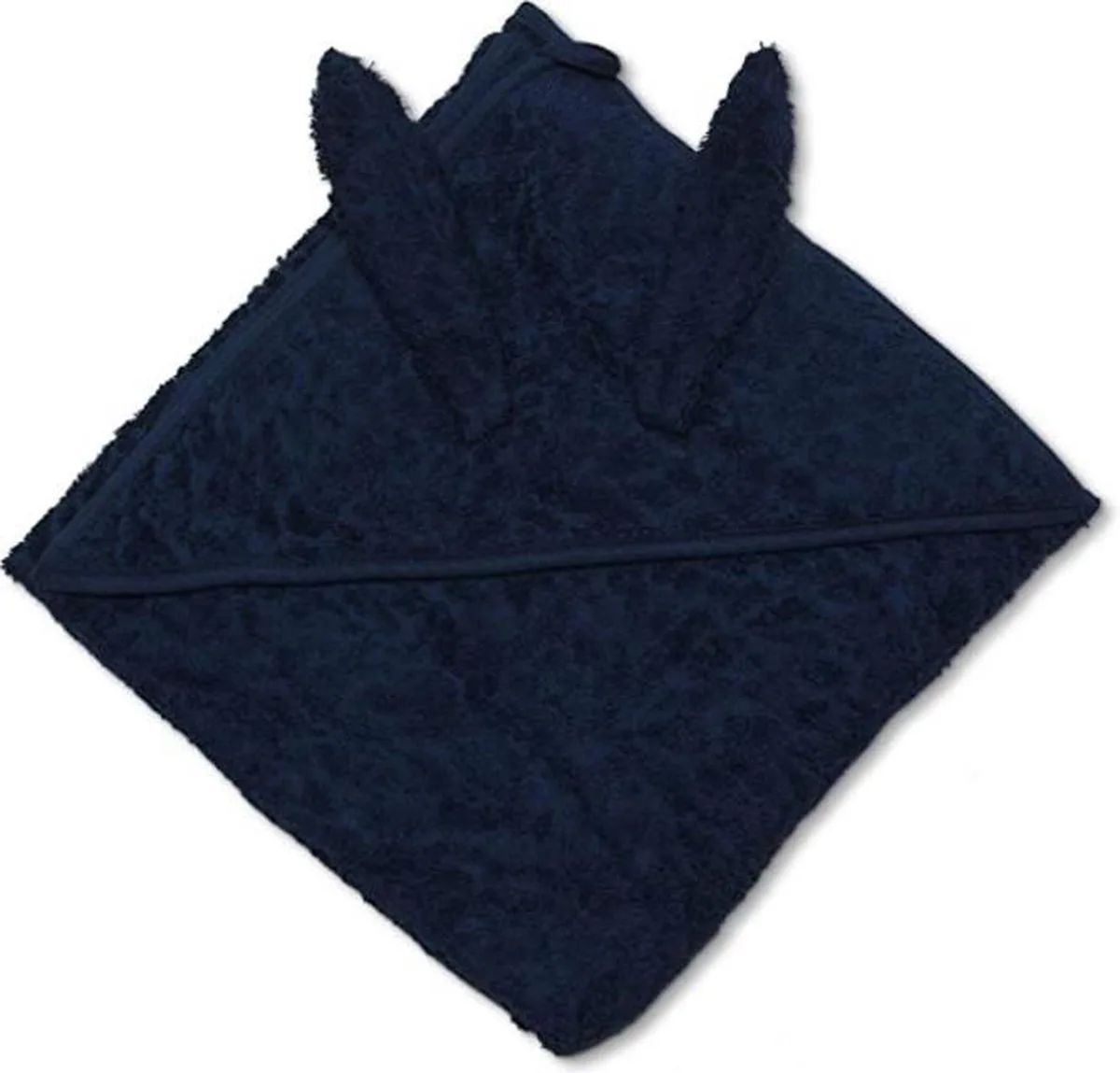 Badcape Junior 83 X 83 Cm Katoen de Pippi Baby en Bleu foncé – photo produit