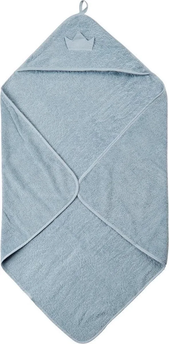Badcape Junior 83 X 83 Cm Katoen van Pippi Baby in Lichtblauw – productfoto
