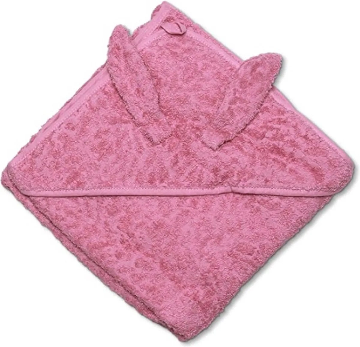 Badcape Junior 83 X 83 Cm Katoen de Pippi Baby en Rose – photo produit