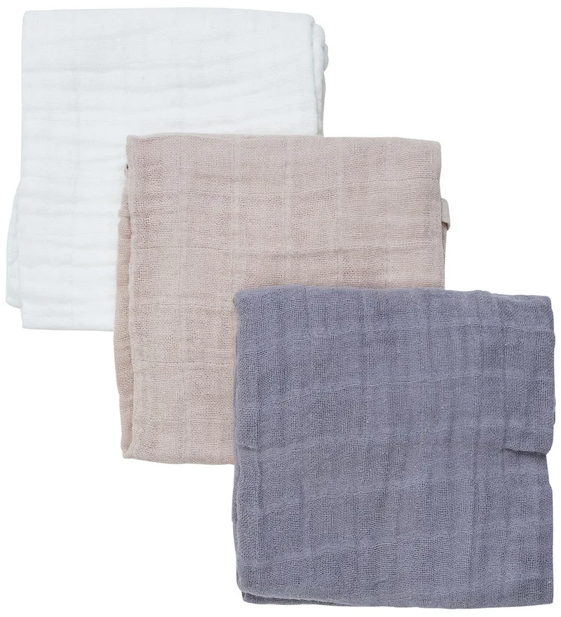 Hydrofiele Doek - 3-pack - 65x65 cm - Passaatwinden van Pippi Baby – productfoto