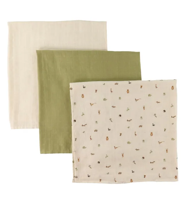 Hydrofiele Doek - 3-pack - 70x70 cm - Houtrook