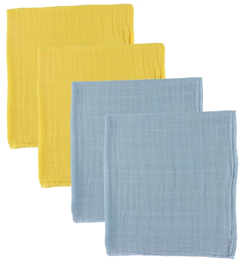 Hydrofiele Doek - 4-pack - 65x65 cm - Snapdragon by Pippi Baby – product photo