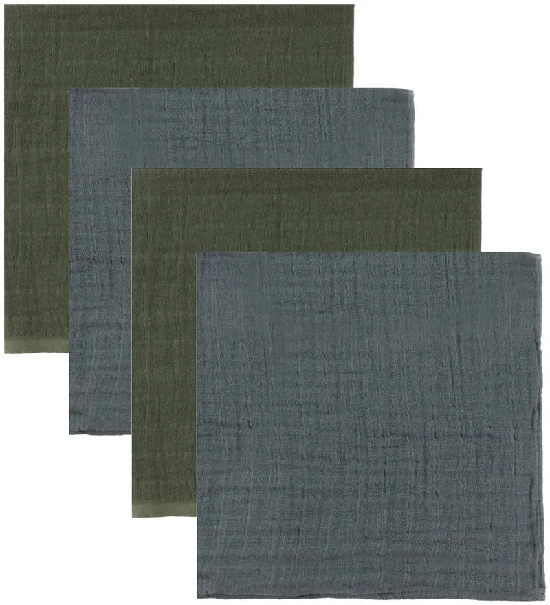 Hydrofiele Doek - 4-pack - 65x65 - Lood by Pippi Baby – product photo