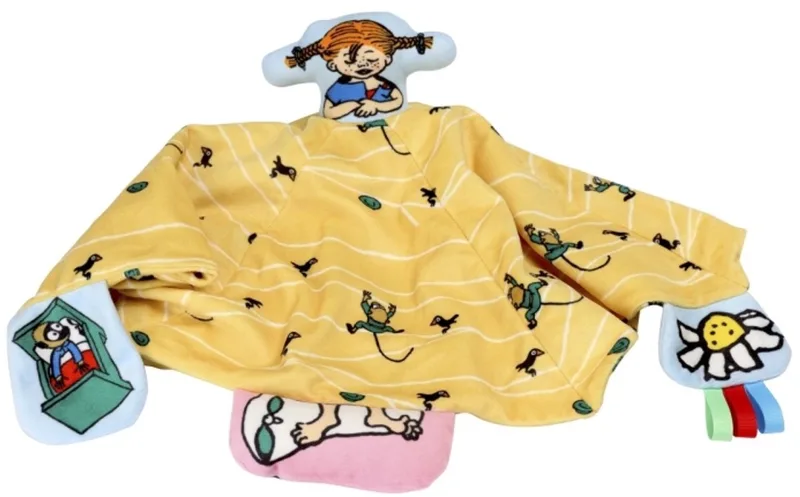 Kinderboeken Pippi Langkous knuffeldekentje - zacht babydeken. by Pippi Baby in Multicolour – product photo