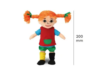 Kinderboeken Pippi Langkous knuffelpop - zachte pop 18cm speelgoed. från Pippi Baby i Flerfärgad – produktbild 5 av 5