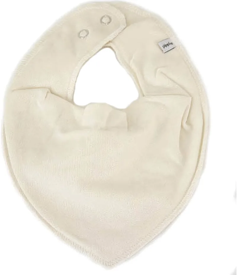 Slabbetje Bandana Junior Polykatoen Barokwit One-size by Pippi Baby in Barok Wit – product photo