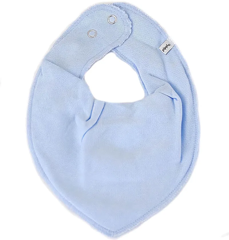 Slabbetje Bandana Junior Polykatoen One-size by Pippi Baby in Light blue – product photo