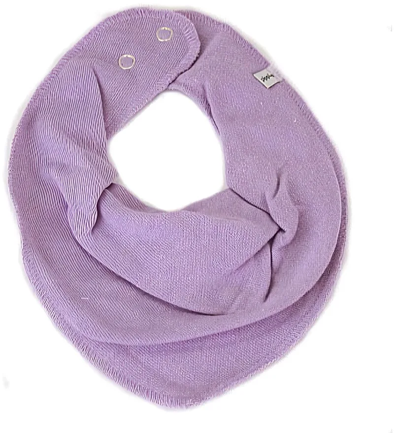 Slabbetje Bandana Junior Polykatoen One-size de Pippi Baby en Violet – photo produit