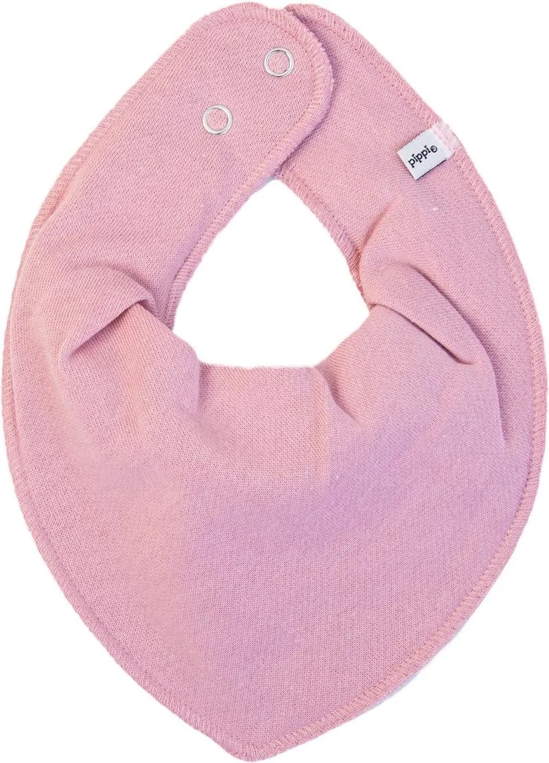 Slabbetje Bandana Junior Polykatoen One-size by Pippi Baby in Zachtroze – product photo