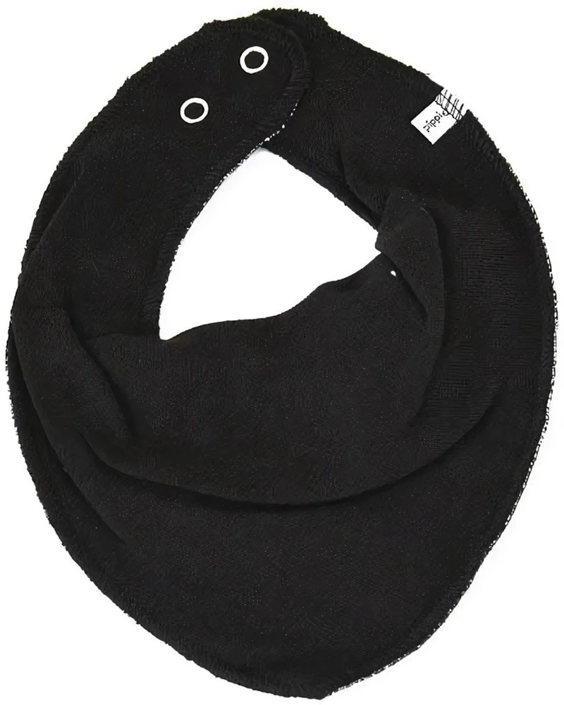 Slabbetje Bandana Junior Polykatoen One-size by Pippi Baby in Black – product photo