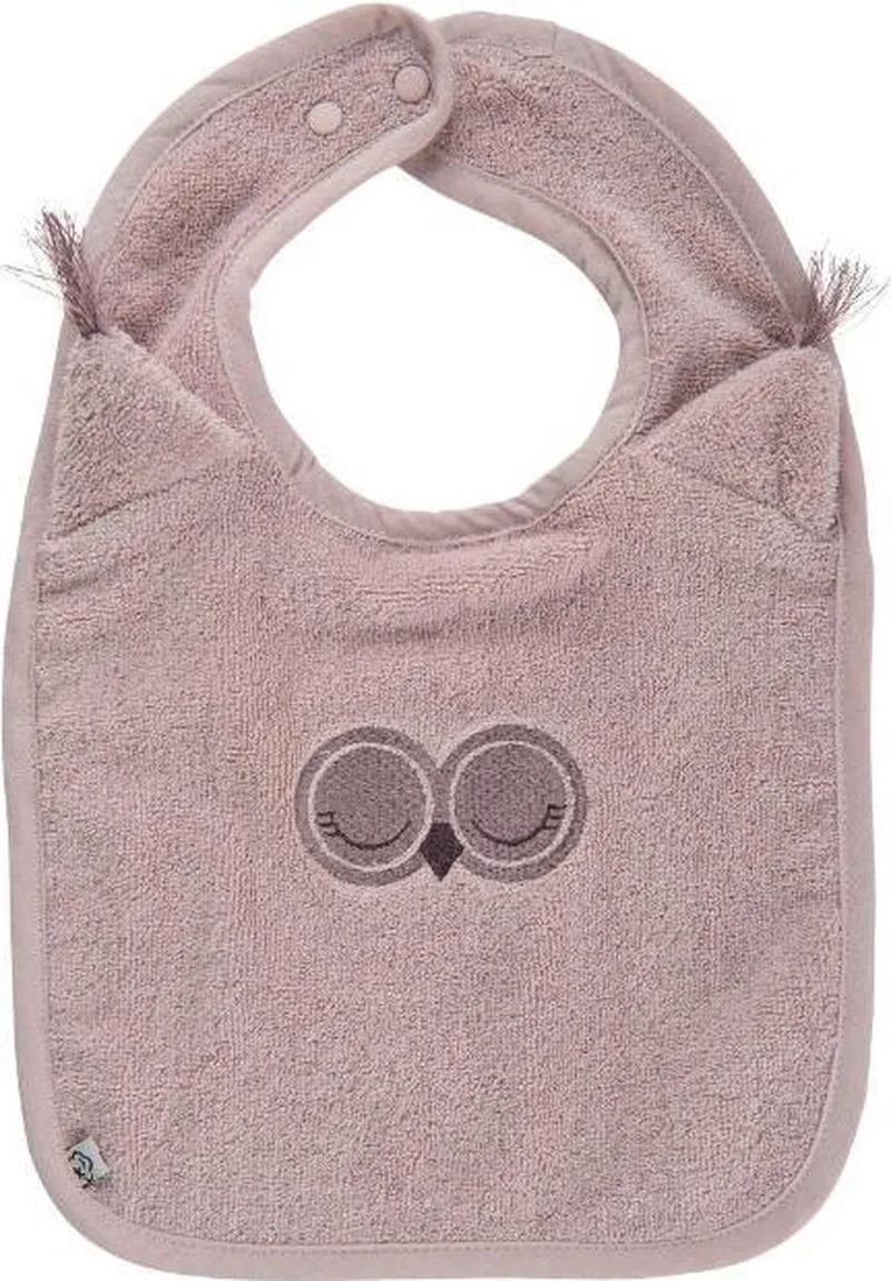 Slabbetje Organic Terry Junior Katoen One-size van Pippi Baby in Paars – productfoto