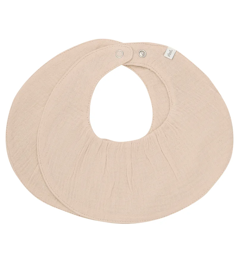 Slabbetjes - 2-pack - Hertenleer de Pippi Baby – photo produit