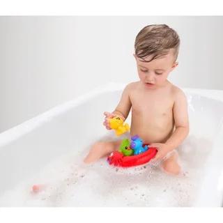 Badspeelgoed 3 zwemmende vriendjes van Playgro in Meerkleurig, 16,8 × 12,8 × 7,7 mm – productfoto 1 van 4