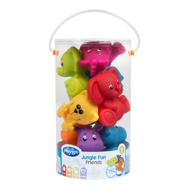 Badespielzeug Dschungel Freunde van Playgro in Meerkleurig – productfoto 3 van 3