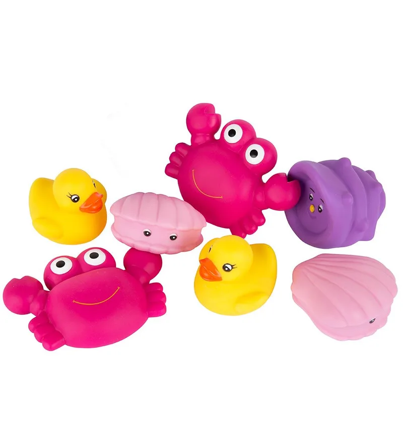 Badspeelgoed - Floating Sea Friends - Roze van Playgro – productfoto