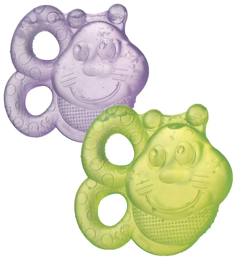 Bijtring - 2-pack - Groen/Paars van Playgro – productfoto