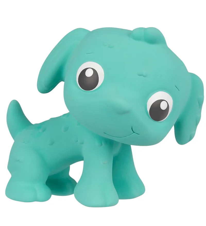 Bijtspeelgoed - Eco Play - Pookiepuppy - Blauw van Playgro – productfoto