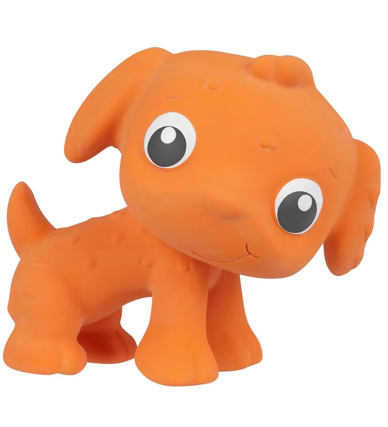 Bijtspeelgoed - Eco Play - Pookiepuppy - Oranje van Playgro – productfoto