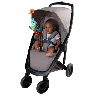 Dingly Dangly Dino - Hangspeeltje - Hangspeeltje Baby - Kinderwagenspeeltje - Rammelaar - Rammelaar Baby - Kinderwagenaccessoire - Buggyaccessoire - Educatief Speelgoed - Knuffeldier - Baby Speelgoed by Playgro in Multicolour – product photo 3 of 3