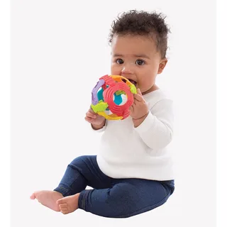 Fold and Go Playgym - Babygym - acitiviteitengym - Speelgoed Baby - Babyspeelgoed - Pasgeboren baby speelgoed - Ontwikkeling Baby - Kraamcadeau - 5 afneembare hangspeeltjes van Playgro in Meerkleurig – productfoto 4 van 5