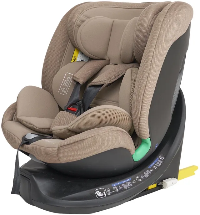 autostoel Sam - 360° Rotatie - i-Size Veiligheid - Isofix & Toptether - bruin - 0-36 kg