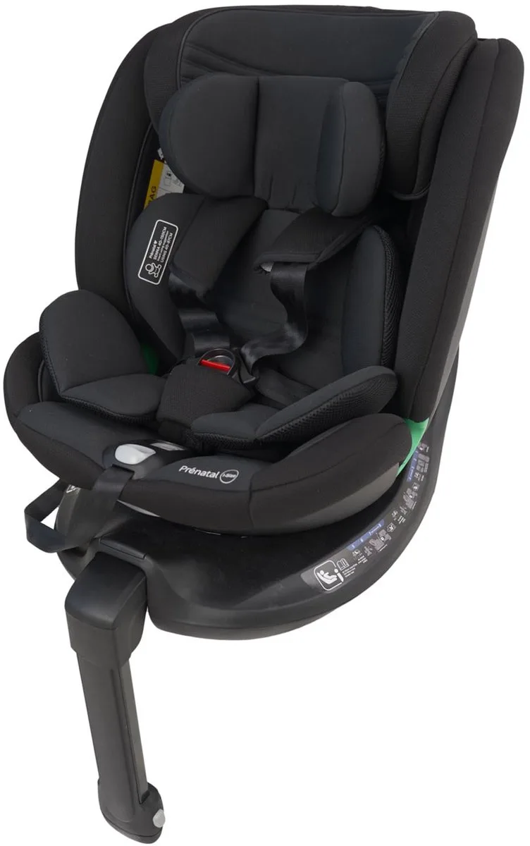 autostoel Senna - 360° Rotatie - i-Size Veiligheid - Isofix & Support Leg - Geen losse base nodig - 0-36 kg de Prénatal en Noir – photo produit