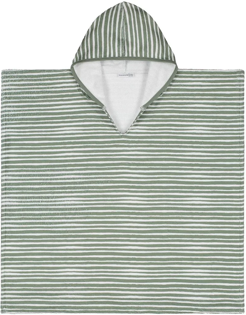 badponcho - Jongens - Maat van Prénatal in Groen – productfoto