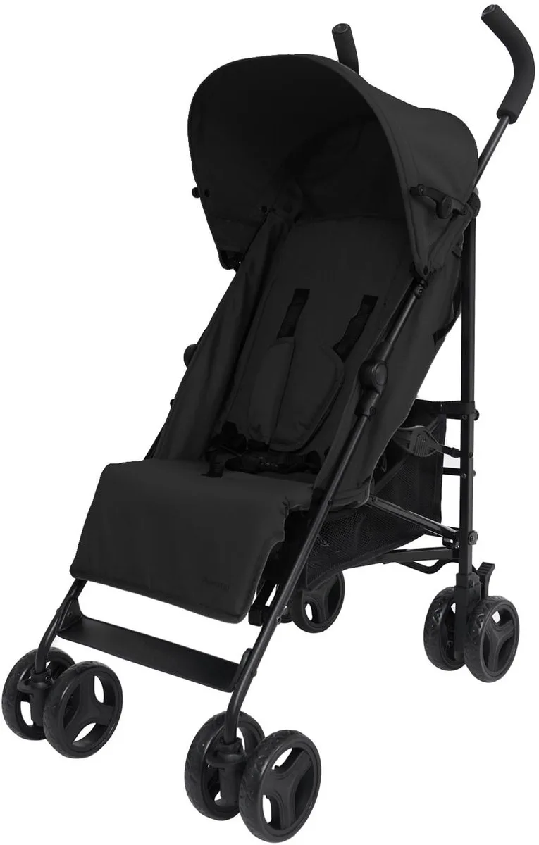 Buggy Elin - 5 Zit- en Ligstanden - 5-Punts Gordel - Plooibuggy - Max. 22 kg by Prénatal in Black – product photo
