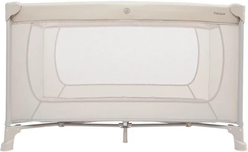 campingbed Evi - Inklapbaar reisbedje - Voor kindjes van 0-3 jaar - Inclusief draagtas - Zand von Prénatal in Beige – Produktfoto