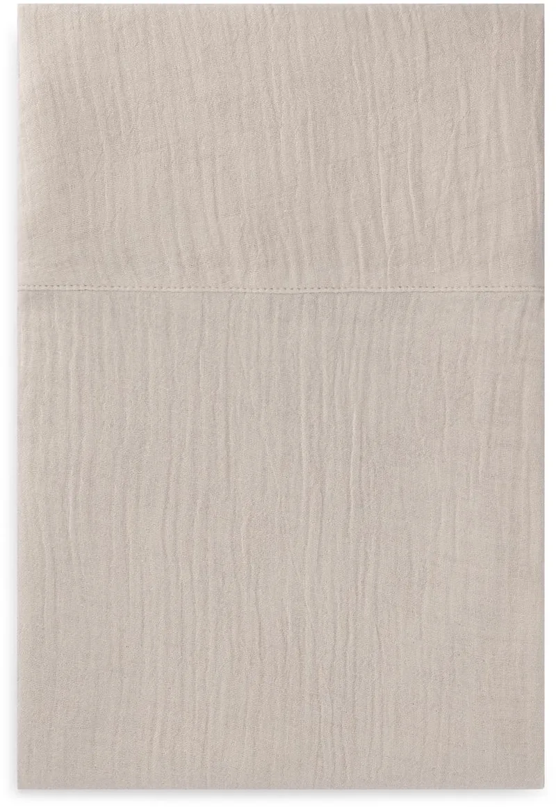 ledikantlaken mousseline - Babykamer - Lichtgrijs - Afmeting: 100 x 120 cm de Prénatal en Gris – photo produit