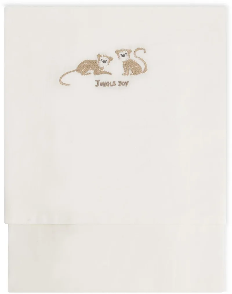 wieglaken jungle joy - bedtextiel - Ivory White by Prénatal in White – product photo
