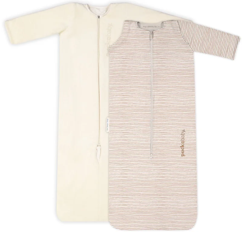 Bag 4 Seasons slaapzak baby (6m-2.5j) - TOG 0.25-2.0 - 4 seizoenen by Puckababy in Hazel Stripes – product photo