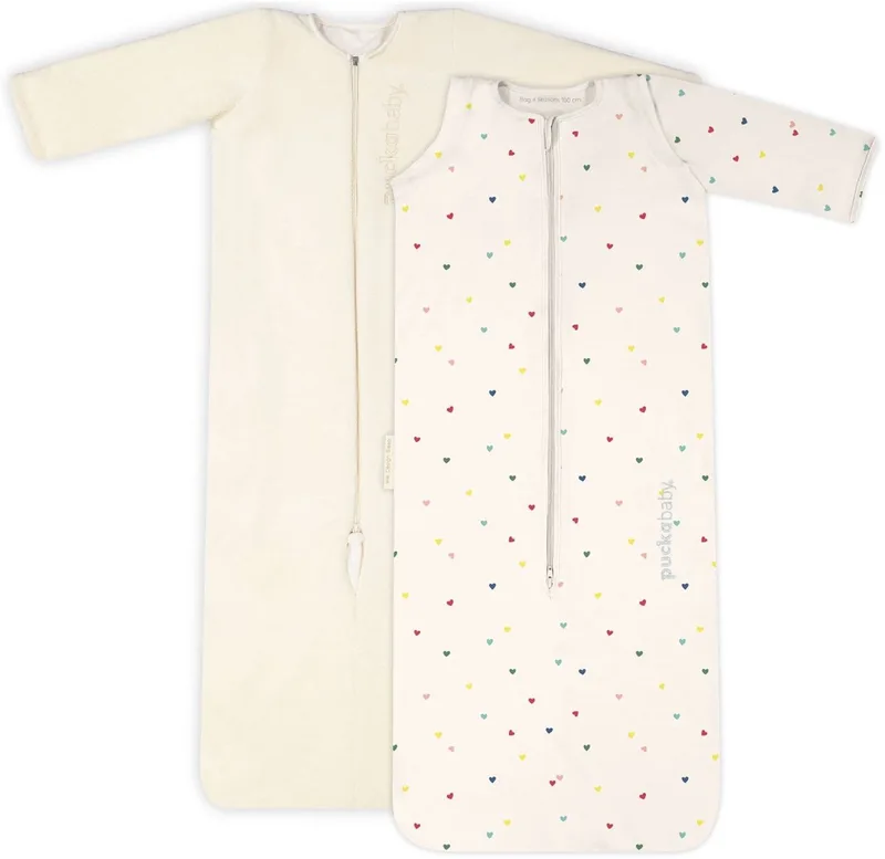 Bag 4 Seasons slaapzak baby (6m-2.5j) - TOG 0.25-2.0 - 4 seizoenen de Puckababy en Hearts Confetti – photo produit