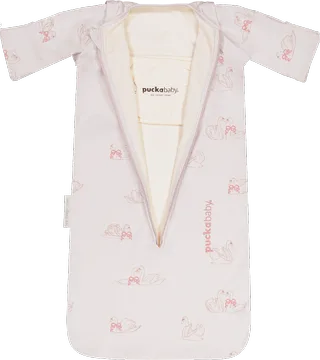 Newborn slaapzak baby (0-6m) - Katoen TOG 1.0 von Puckababy in Swans – Produktfoto 2 von 4
