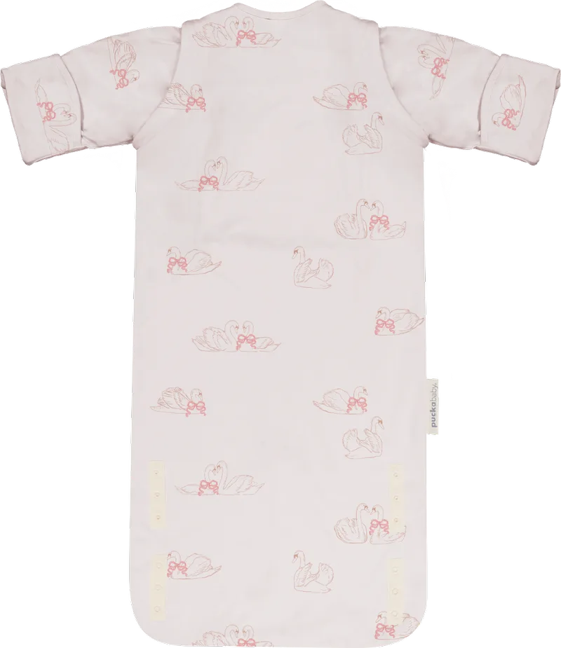 Newborn slaapzak baby (0-6m) - Katoen TOG 1.0 von Puckababy in Swans – Produktfoto 3 von 4
